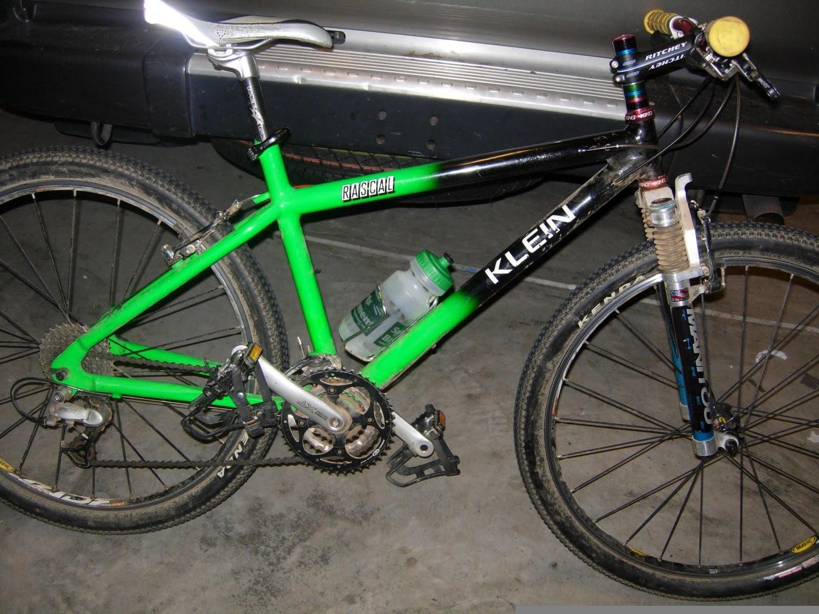 1991 Klein Bikes Rascal Green and Black