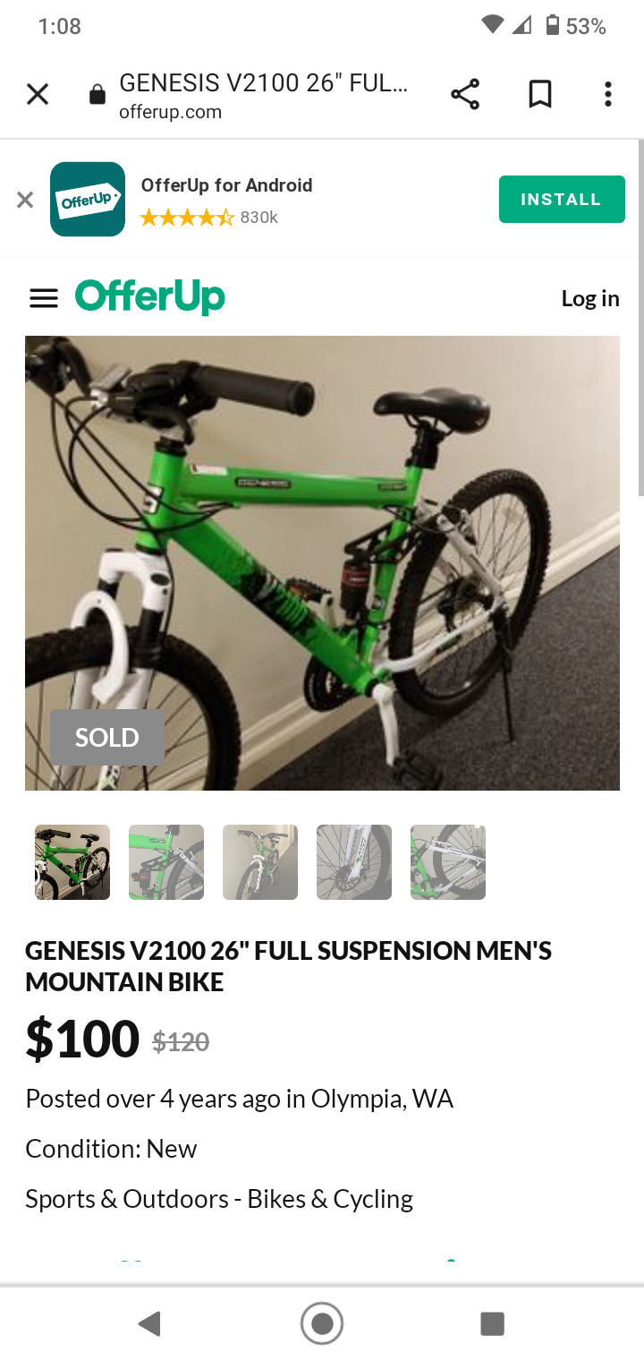 2010 Genesis GS32606WMA Green and White