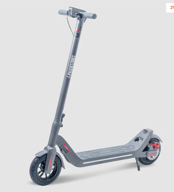 2023 Phantom scooter Silver, gray or bare metal