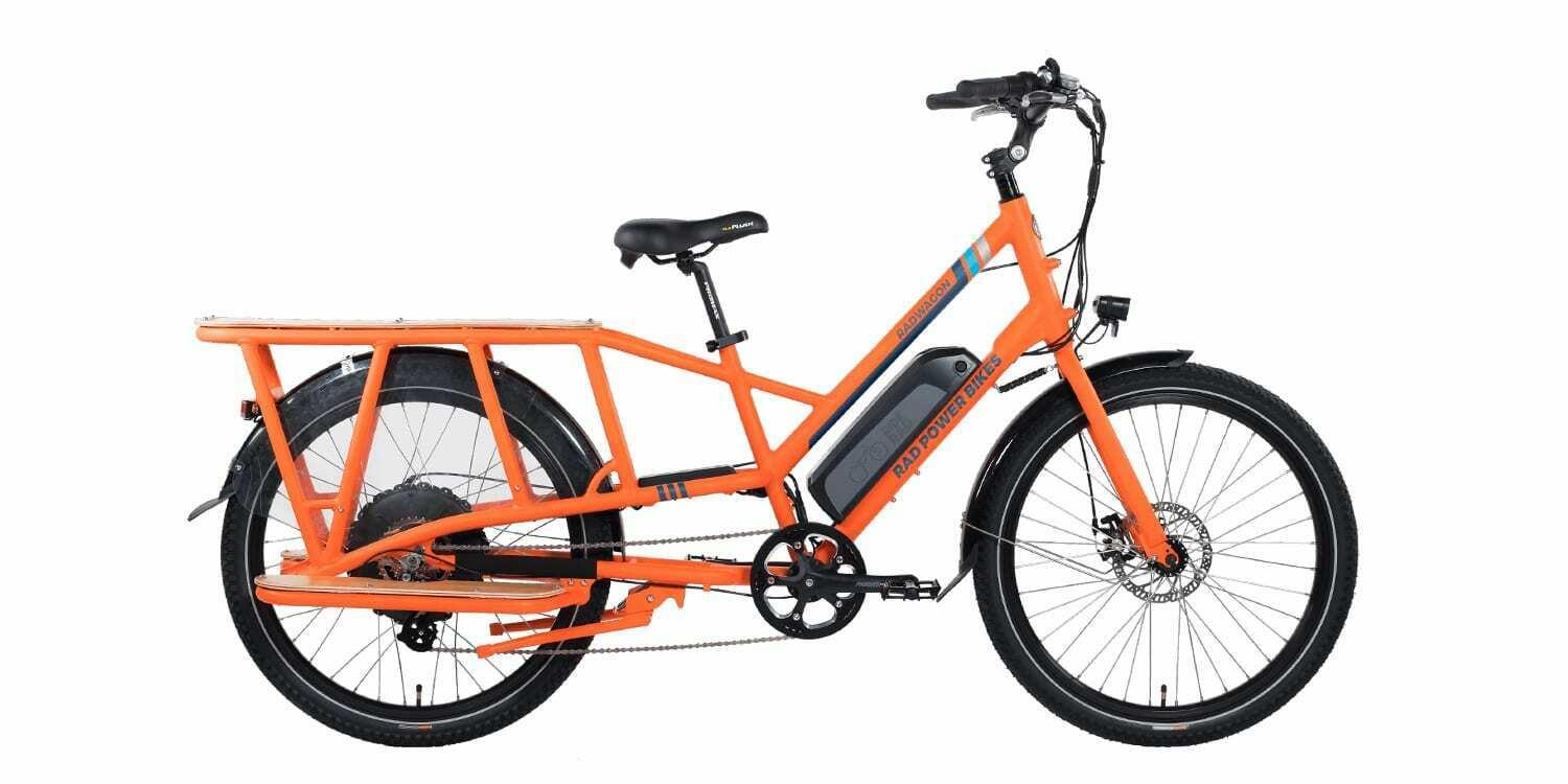 2019 Rad Power Bikes Radwagon cargo bike (rear storage) Orange