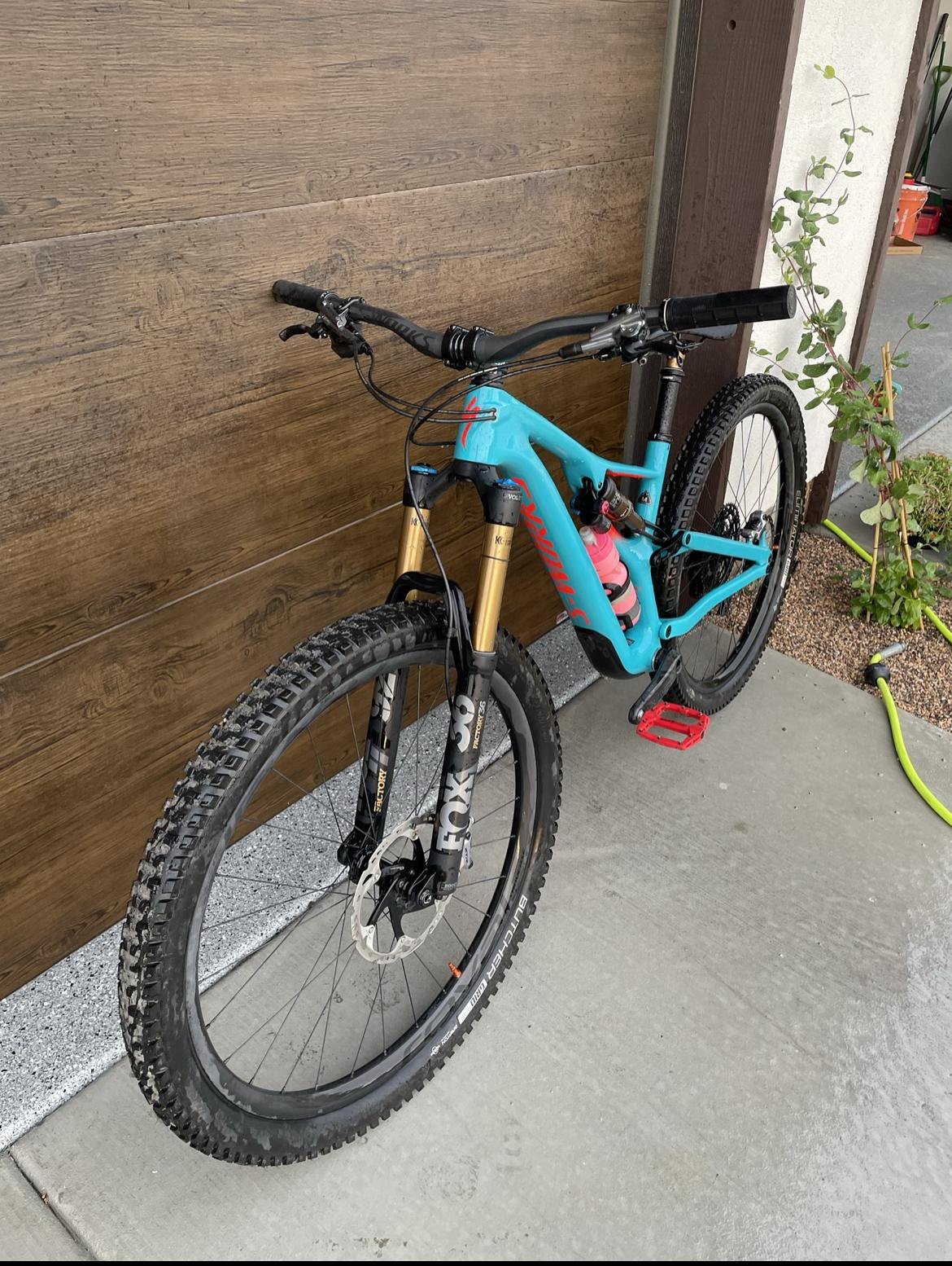 2020 Specialized S-Works Stumpjumper Teal and Orange