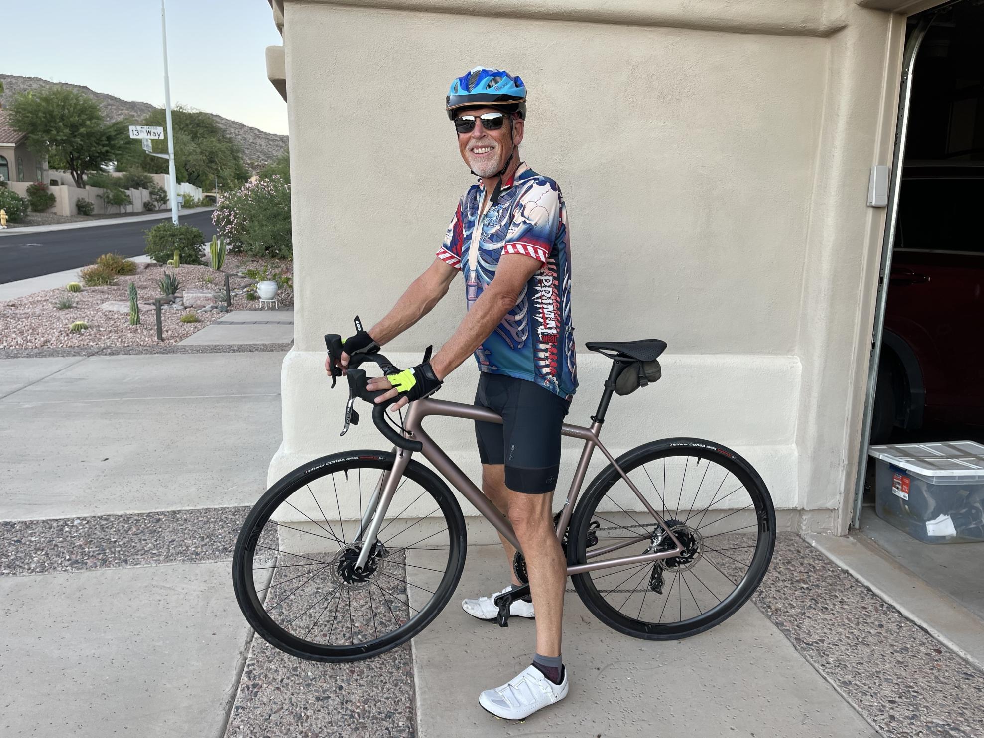 2022 Specialized Aethos Silver, gray or bare metal and Black