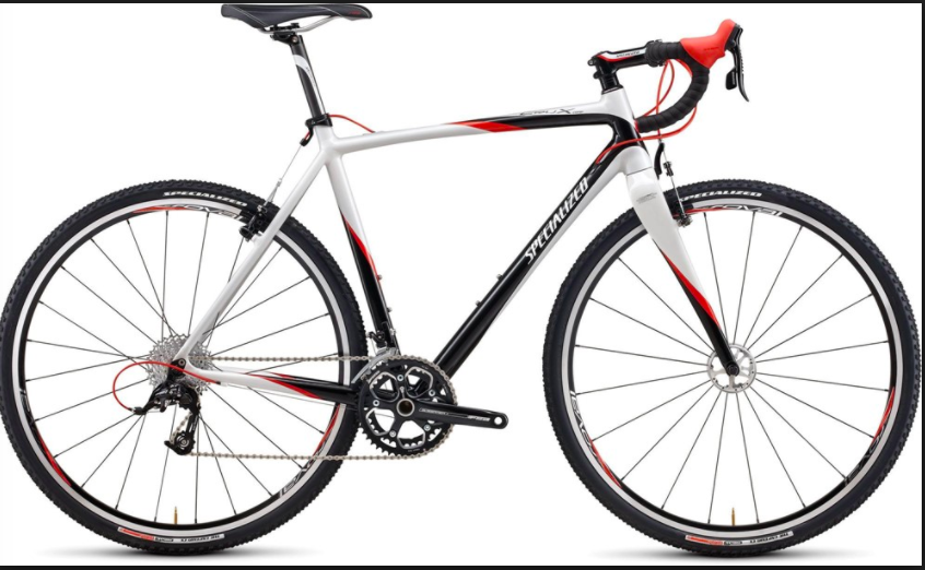 2011 Specialized CruX Elite White, Black, and Red