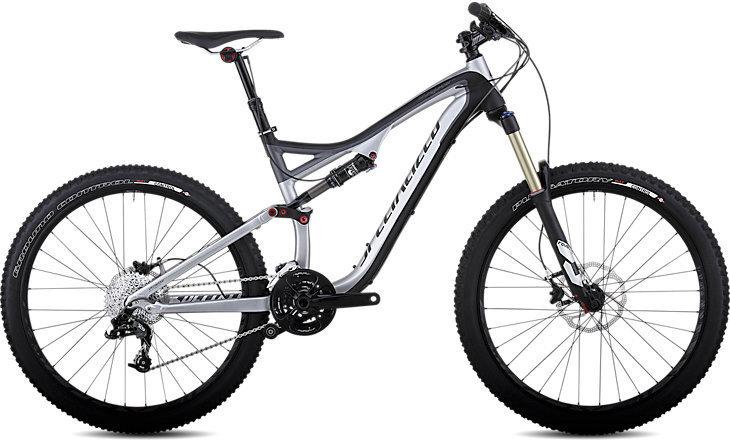 2012 Specialized Stumpjumper Comp Evo 26  Silver or Gray and Black