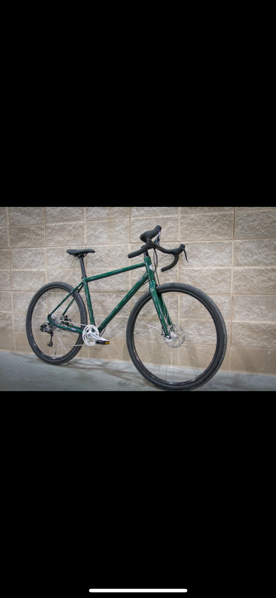 2022 Roll Bicycle Company A:1R Adventure Road Bike Green