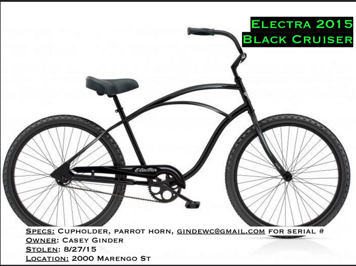 2015 Electra Mens Cruiser Black