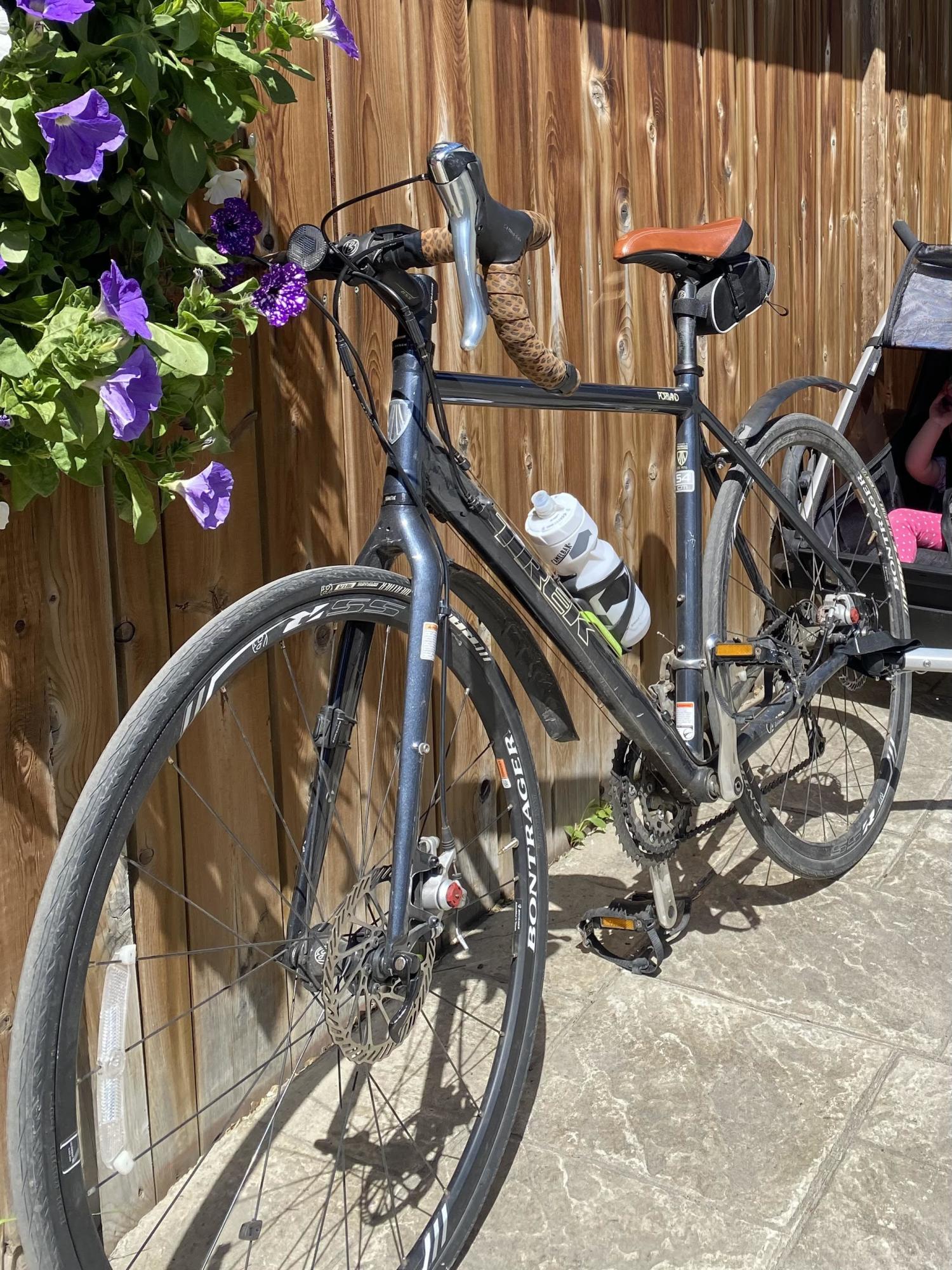 2011 Trek Portland Silver, gray or bare metal