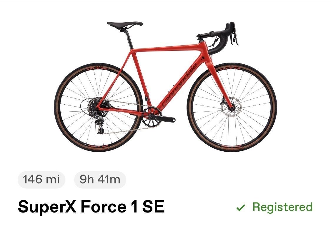 2018 Cannondale Super X Red