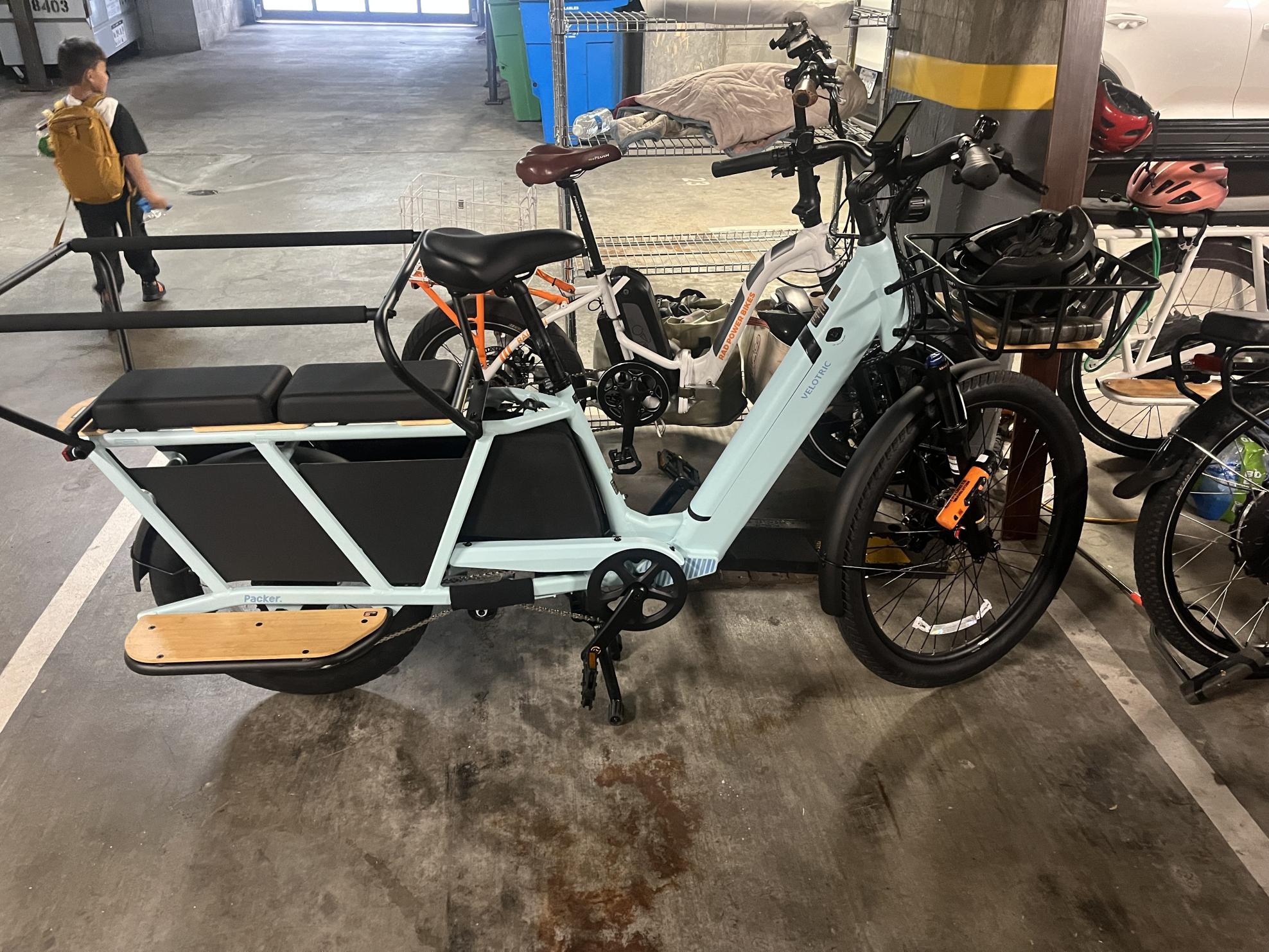 2023 Velotric Packer1 cargo bike rear (e.g. longtail) Blue
