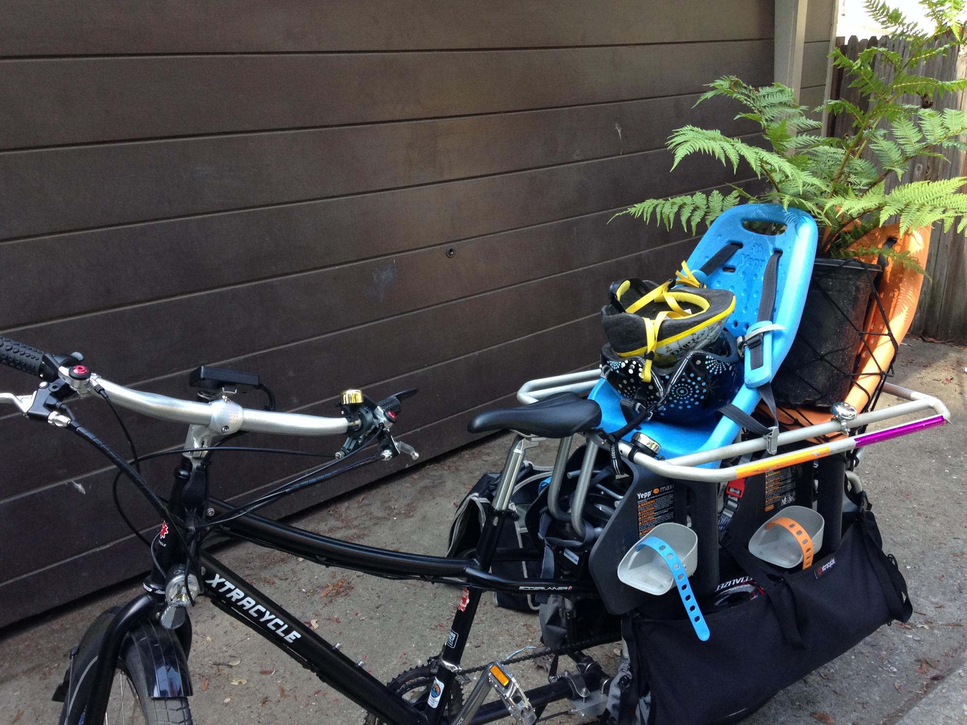 2013 Xtracycle Electric Edgerunner cargo bike (rear storage) Black