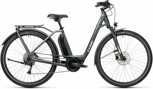 2021 Cube Town Sport 1 Silver, gray or bare metal