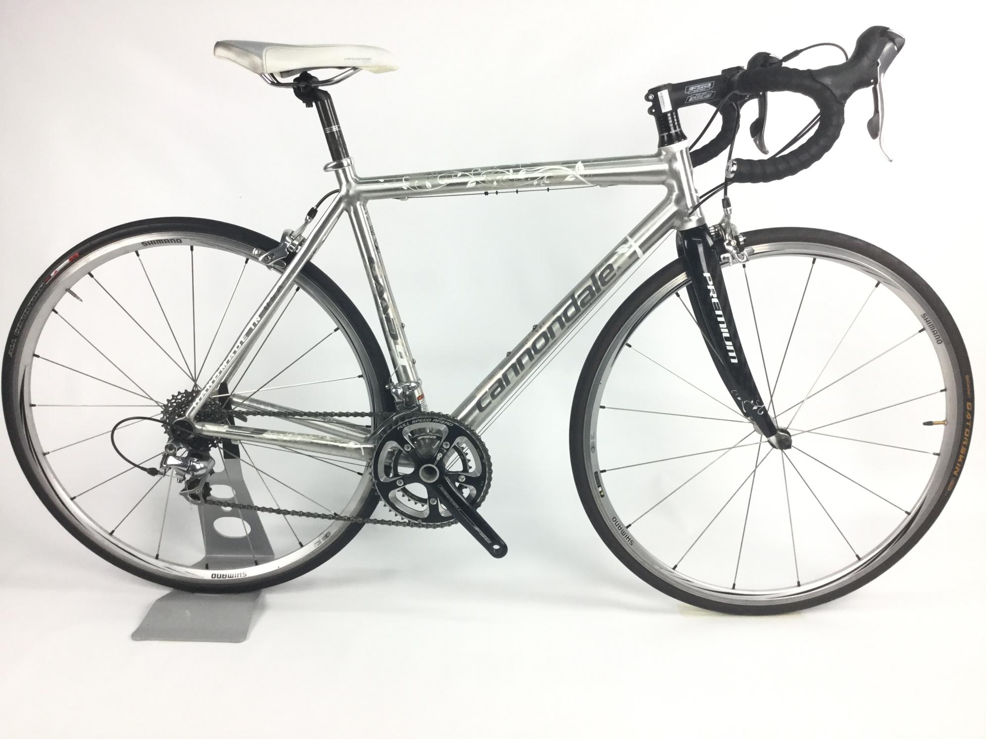 2010 Cannondale CAAD9 Feminine 5 Silver or Gray and White