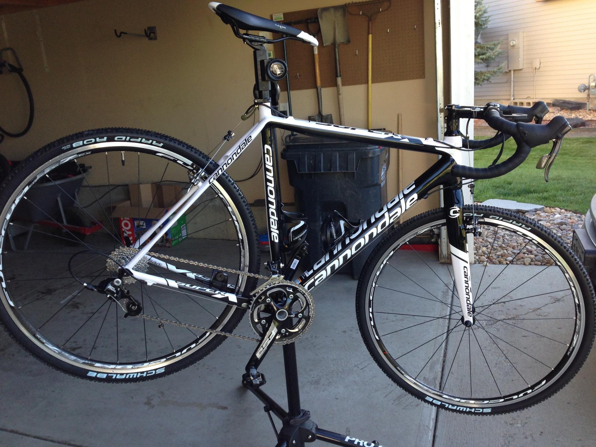 2013 Cannondale Superx Carbon Rival Black and White