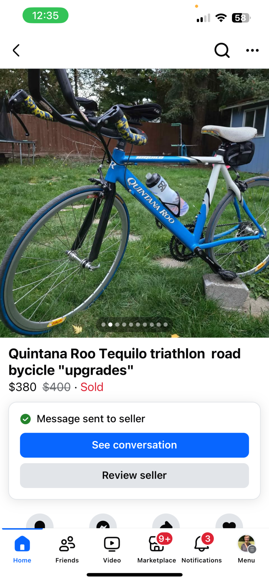 Quintana Roo Tequilo Road Bike Blue