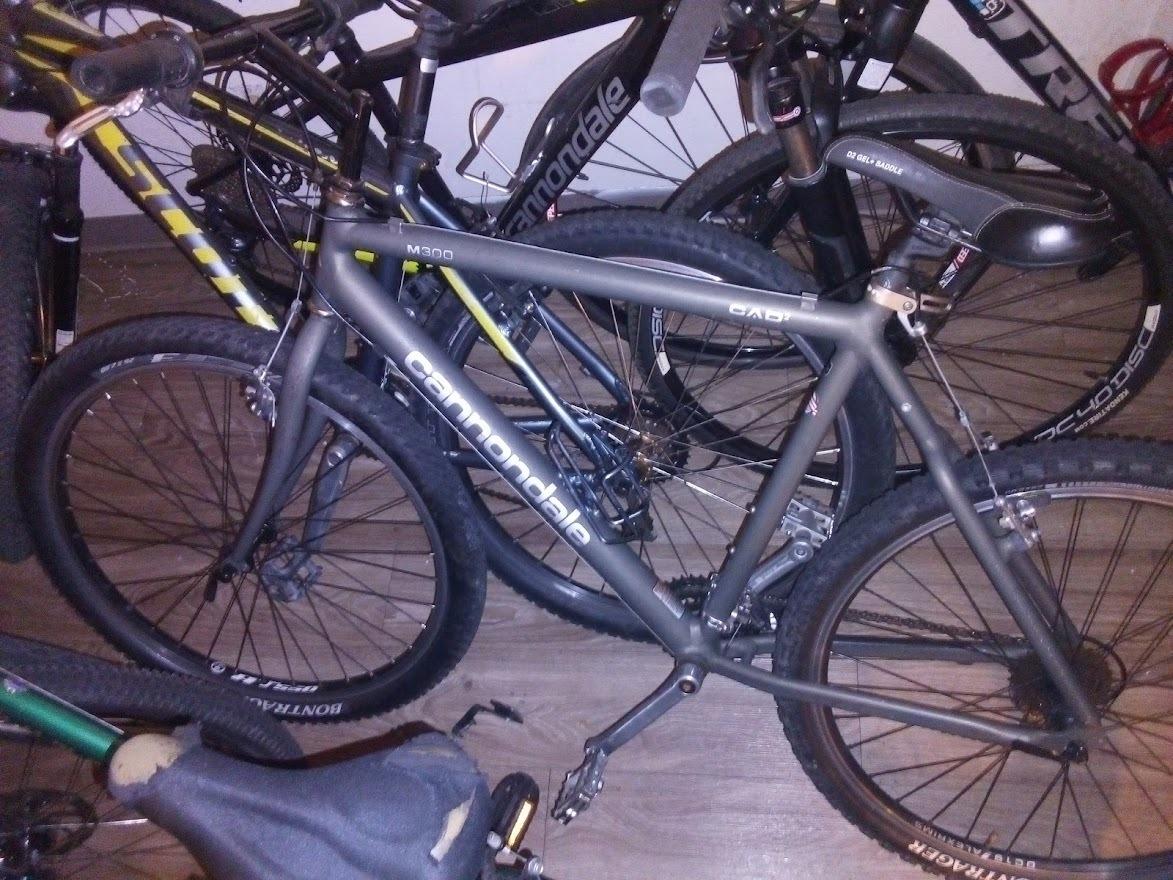 1998 Cannondale CAD2 M300 Silver, gray or bare metal