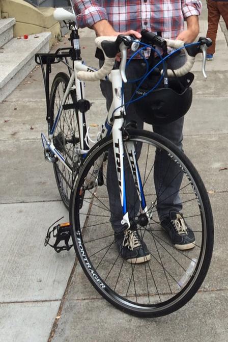 2011 Trek White and Blue