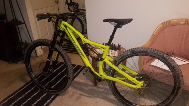 2016 Specialized Stumpjumper Green and Green