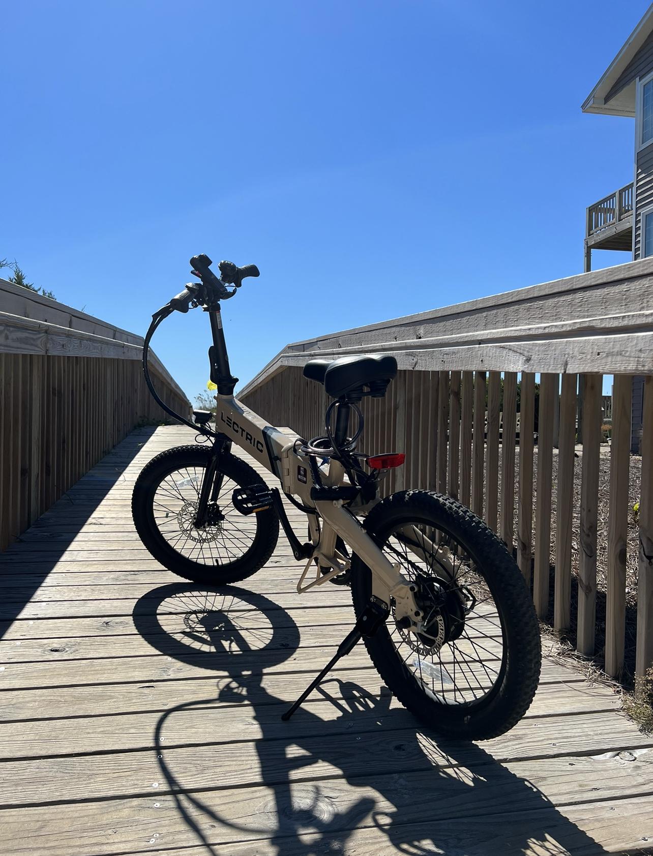 2022 Lectric eBikes XP Lite Brown, Black, and White