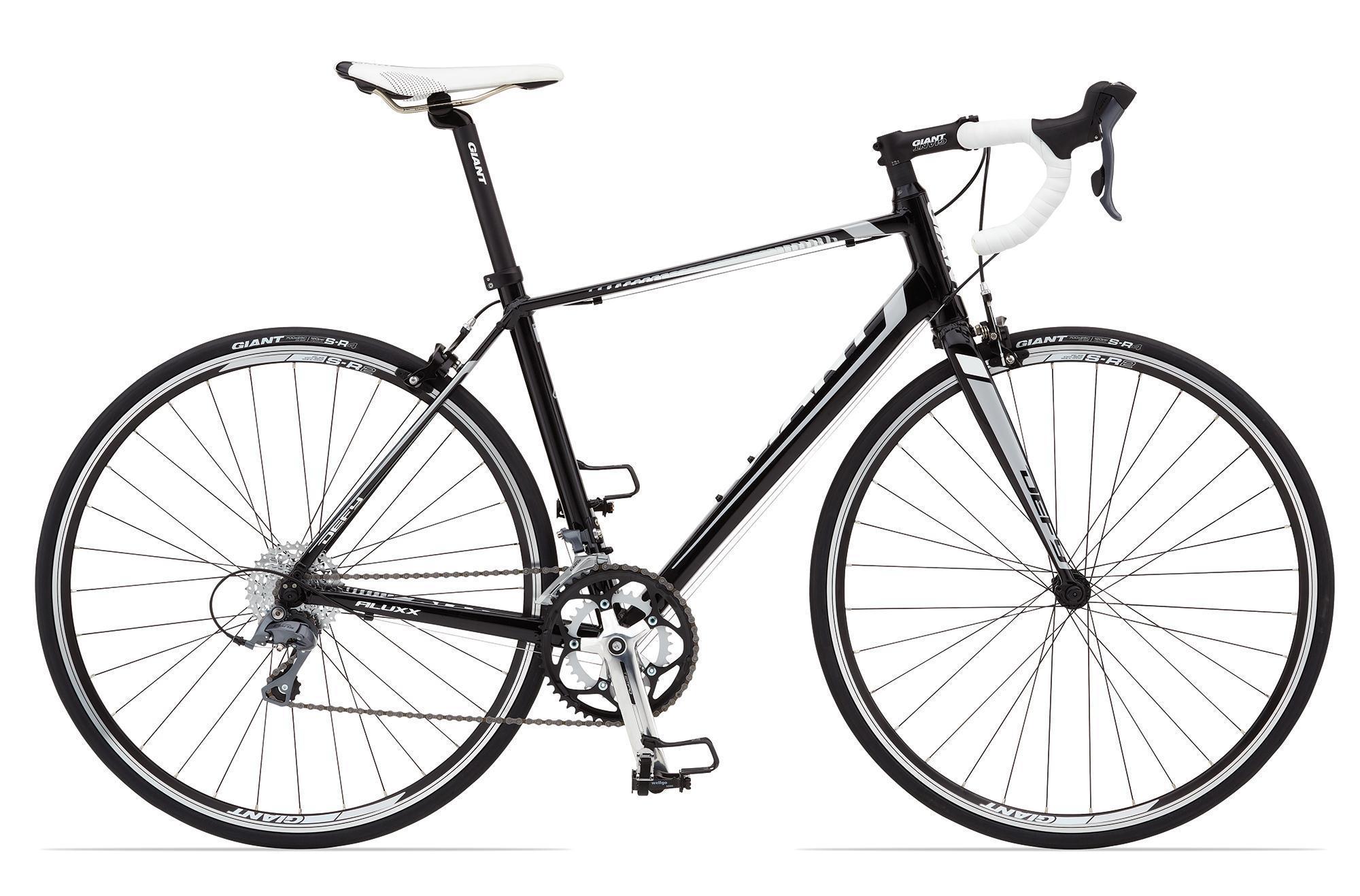 2014 Giant Defy 5 Black, Silver or Gray, and White