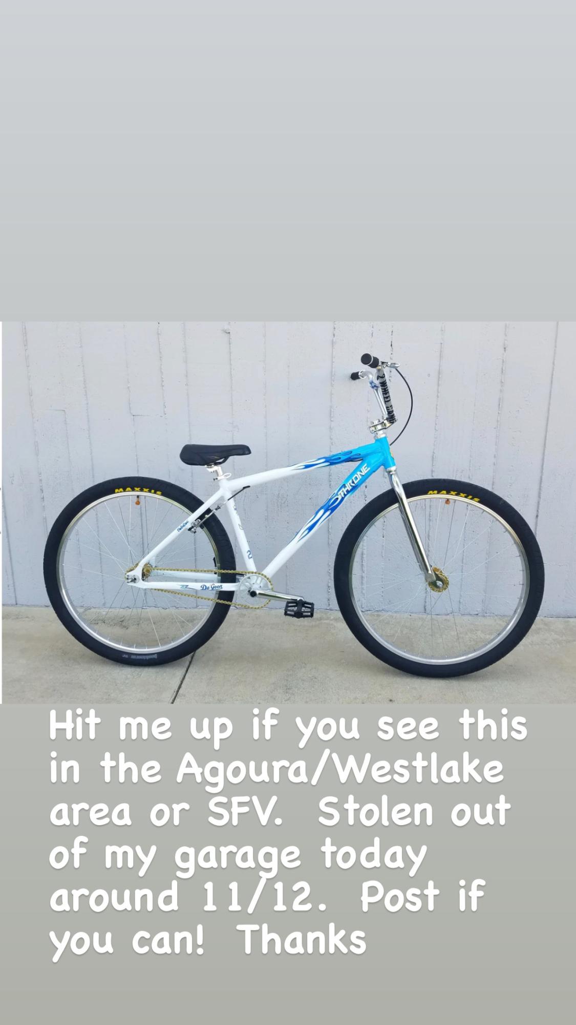2022 Throne Cycles The Goon White and Blue