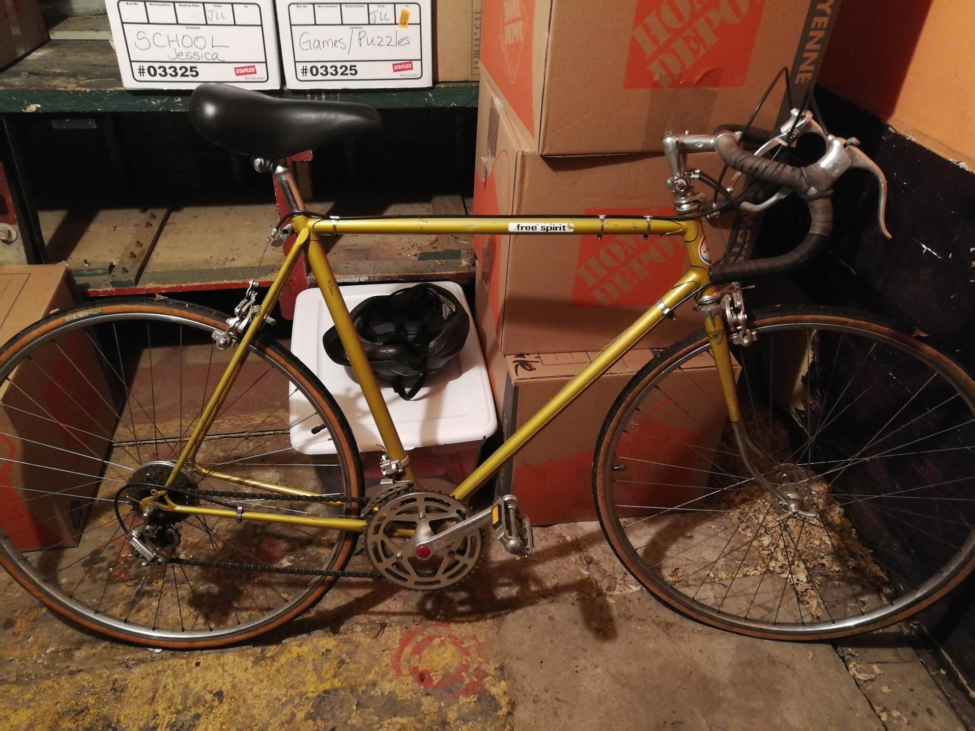 1974 Free Spirit Reynolds 531 Yellow or Gold