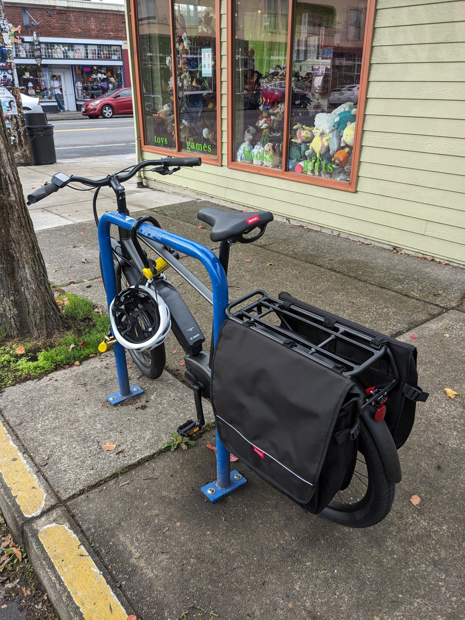 2023 Benno eScout Silver, gray or bare metal and Black