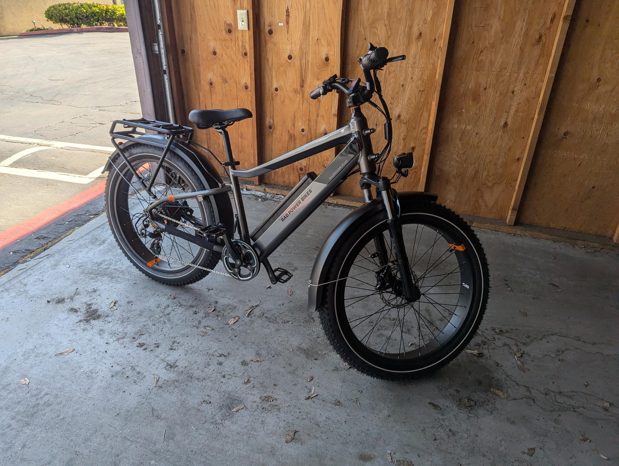 2024 Rad Power Bikes RadRover 6 Plus Silver, gray or bare metal