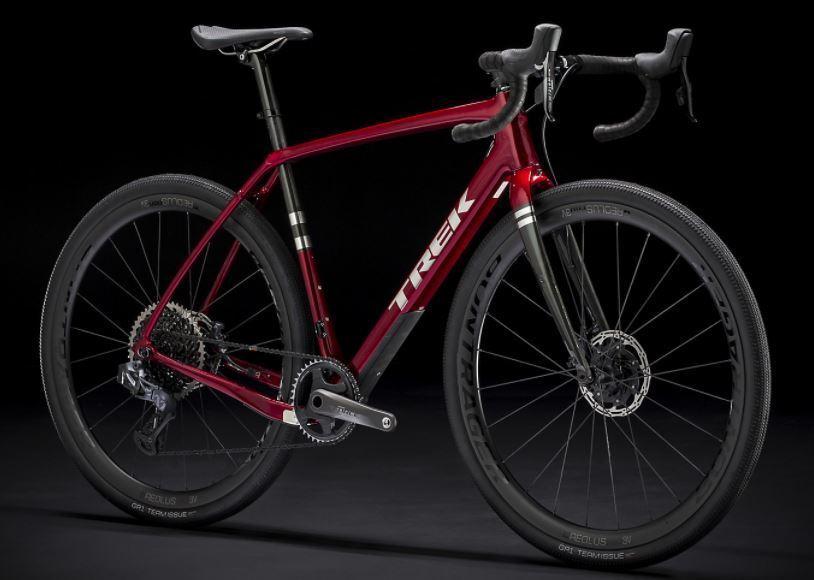 2021 Trek Checkpoint 7 Red and Silver, gray or bare metal