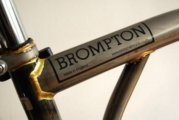 2016 Brompton Bicycle steel Yellow or Gold