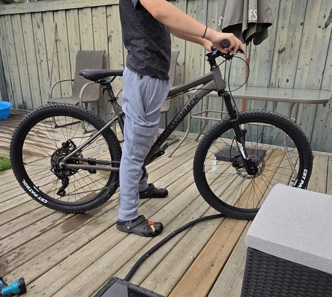 2024 Diamondback Motown 27.5 gray Silver, gray or bare metal