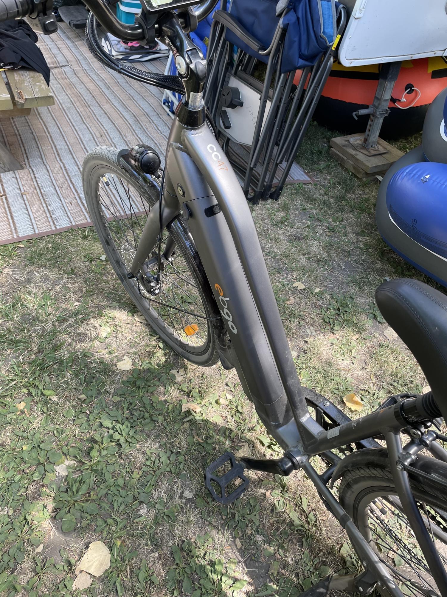 2022 Eb Go Step through CC47 Silver, gray or bare metal