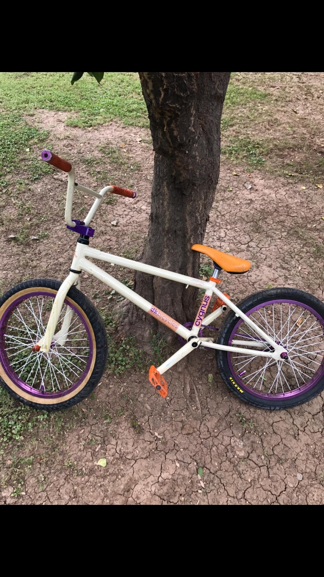 2011 DK Bikes Dk cygnus White, Purple, and Orange