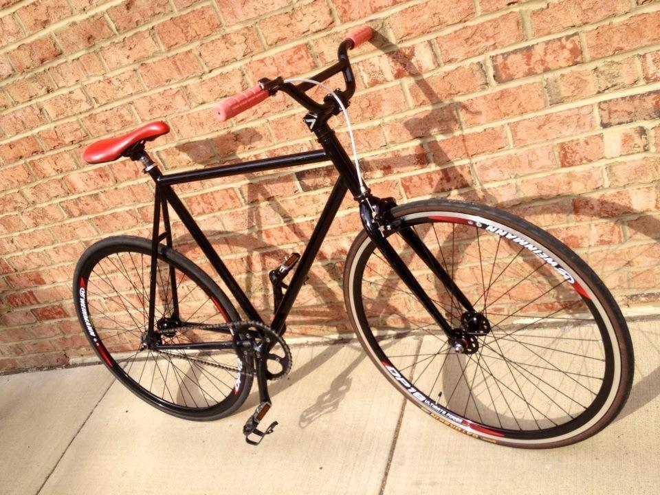 2014 Critical Cycles FIXED-GEAR / SINGLE-SPEED BIKE WITH BMX HANDLEBARS Black