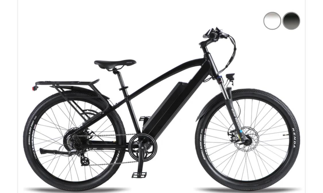 2024 Electric Bike Technologies advanced hydroformed aluminum frame Black