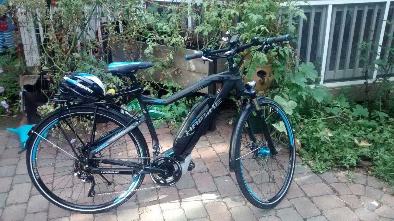 2015 Haibike Sduro Trekking Black and Blue