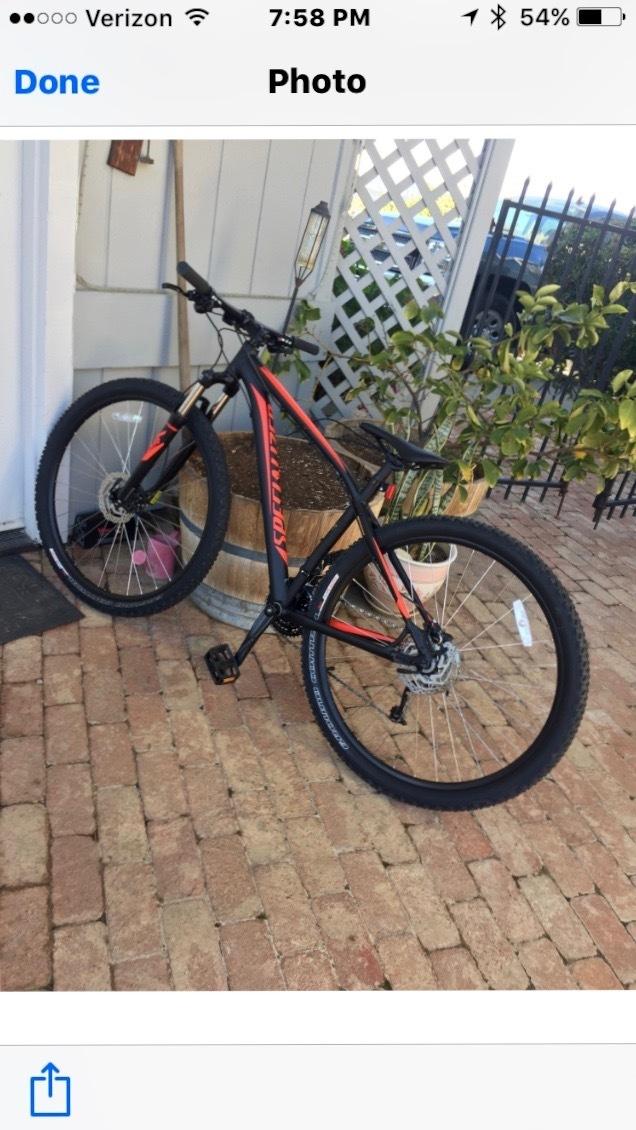 2017 Specialized Rockhopper Sport Black and Orange