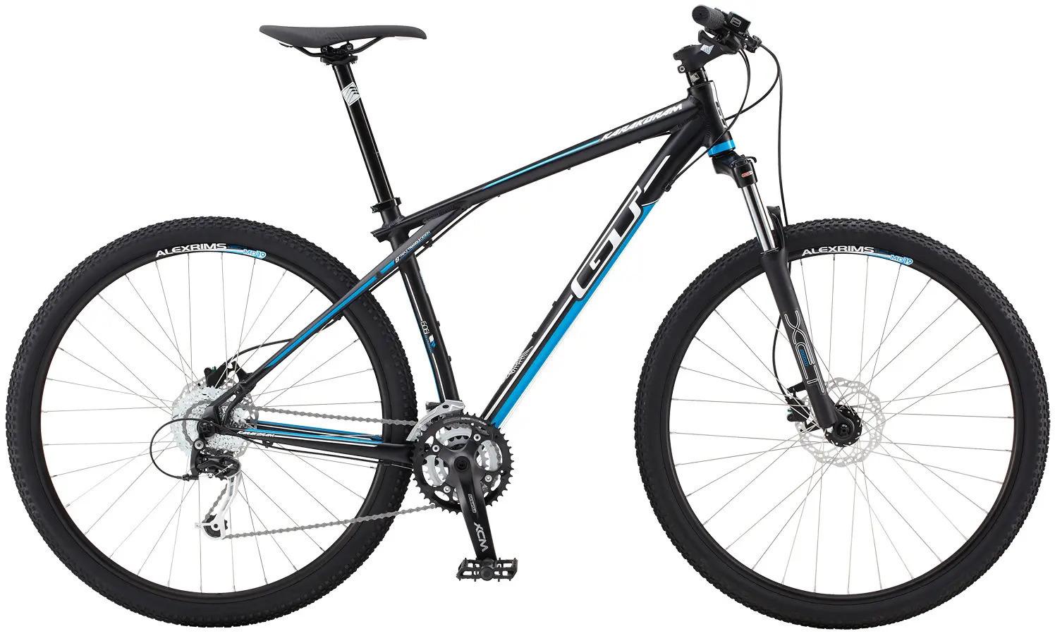 2014 GT Bicycles Karakoram Black, Blue, and White