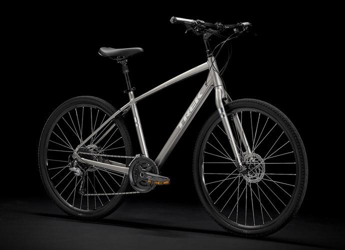 2022 Trek Verve 3 Silver, gray or bare metal