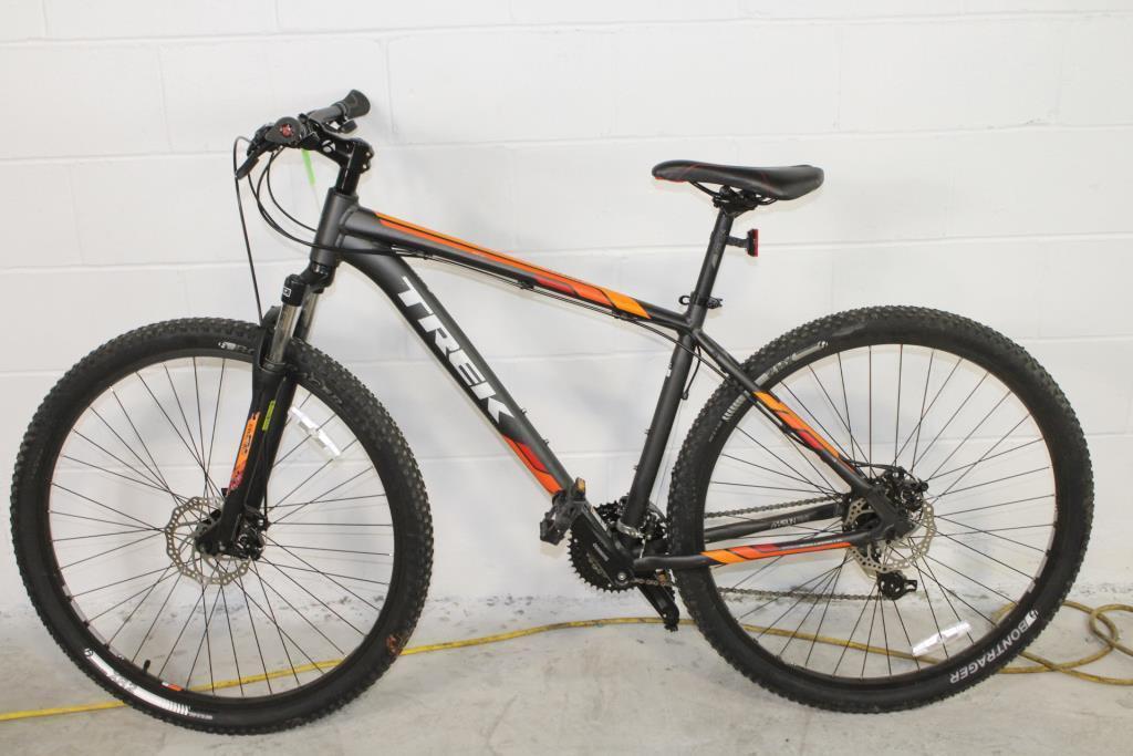 2016 Trek Marlin 5 Silver or Gray, Orange, and Red