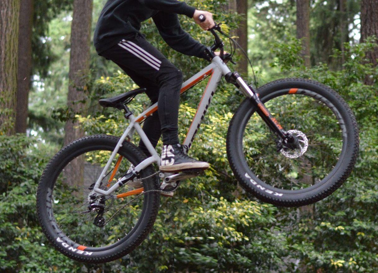 2018 Nishiki Colorado comp 27.5+ Silver, gray or bare metal and Orange