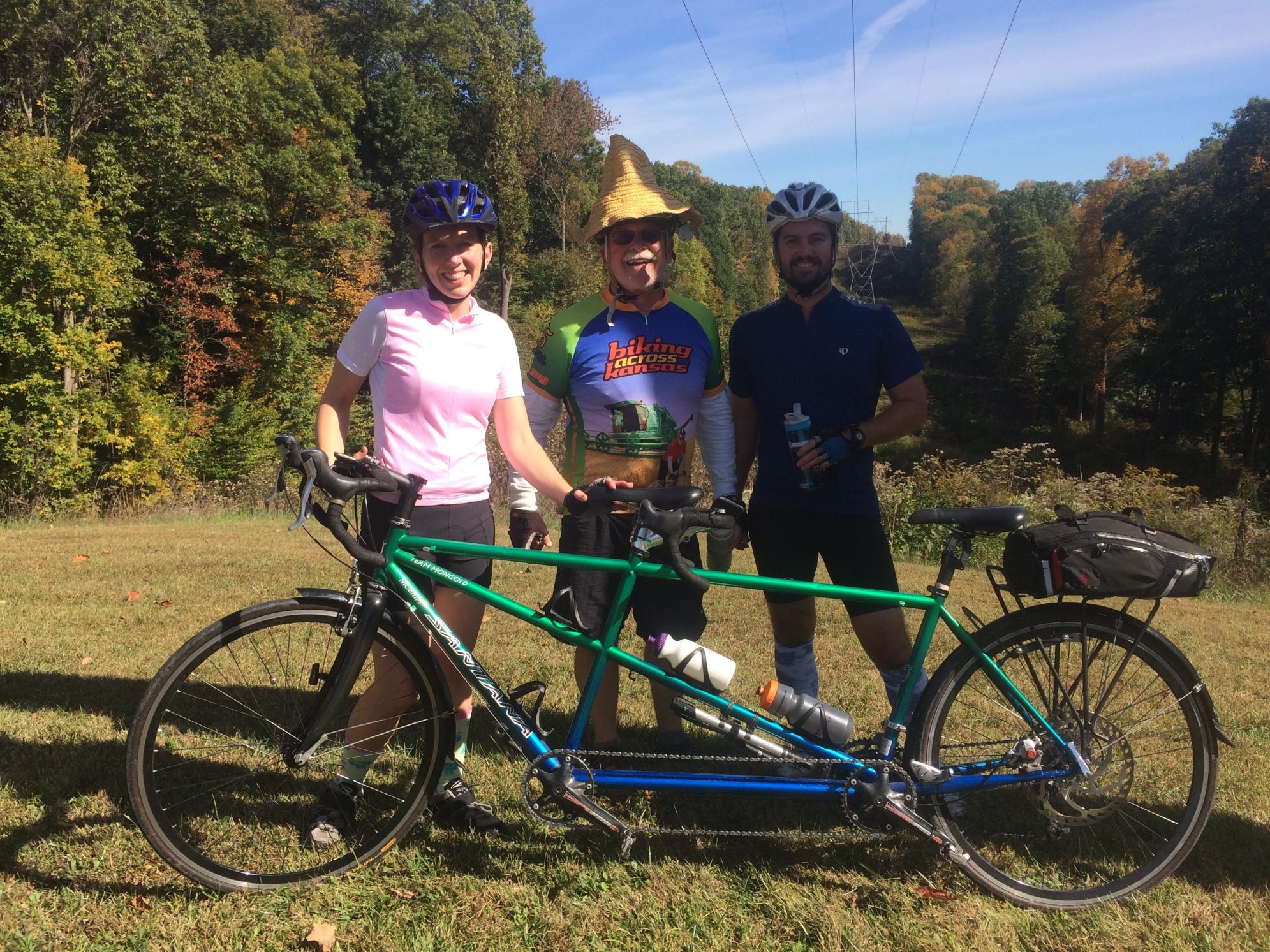 2006 Santana Cycles Team niobium tandem Blue and Green