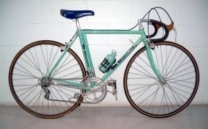 80 Bianchi proffessional road bike  Black