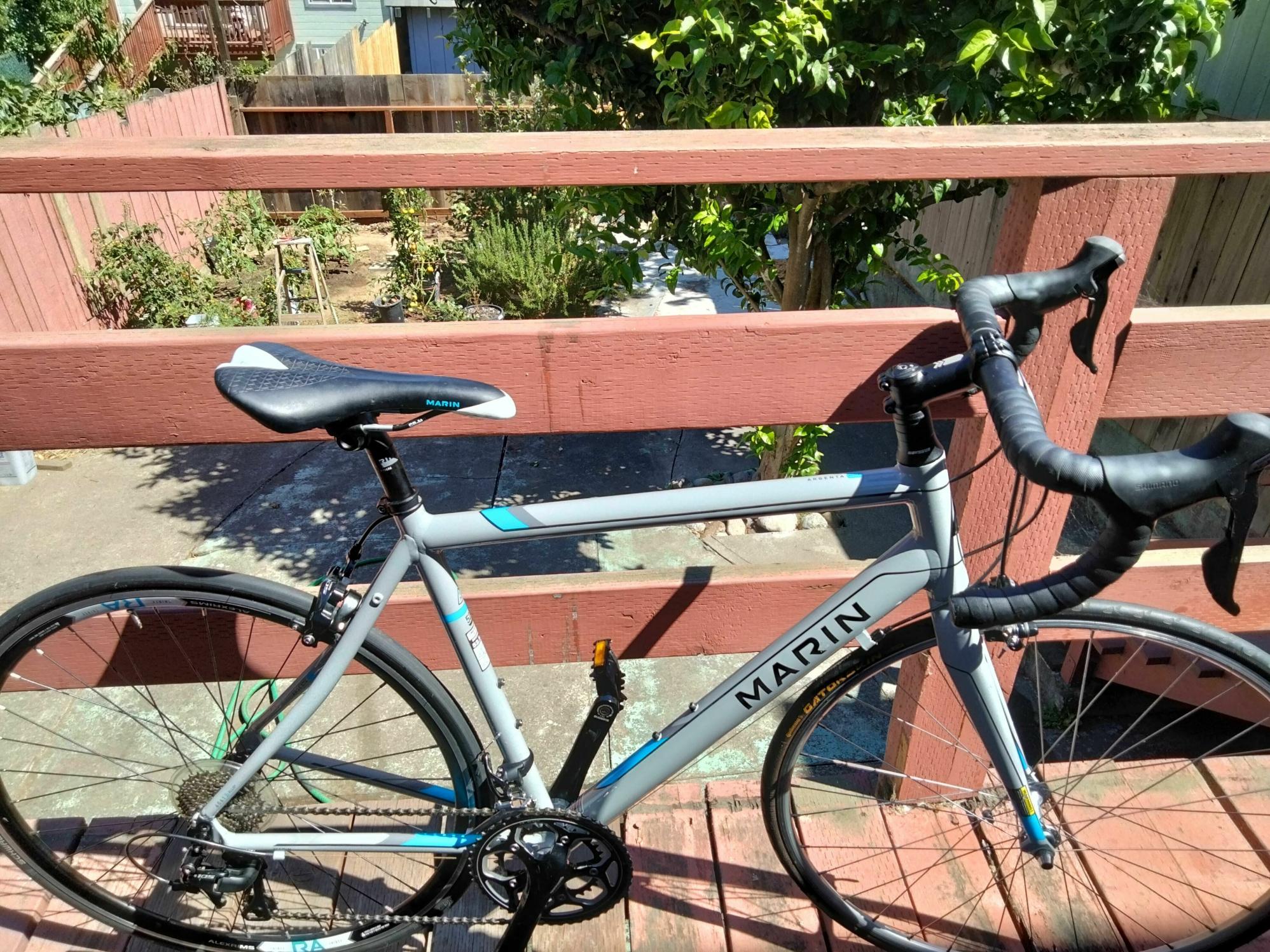 2015 Marin Bikes Argenta Elite Silver, gray or bare metal