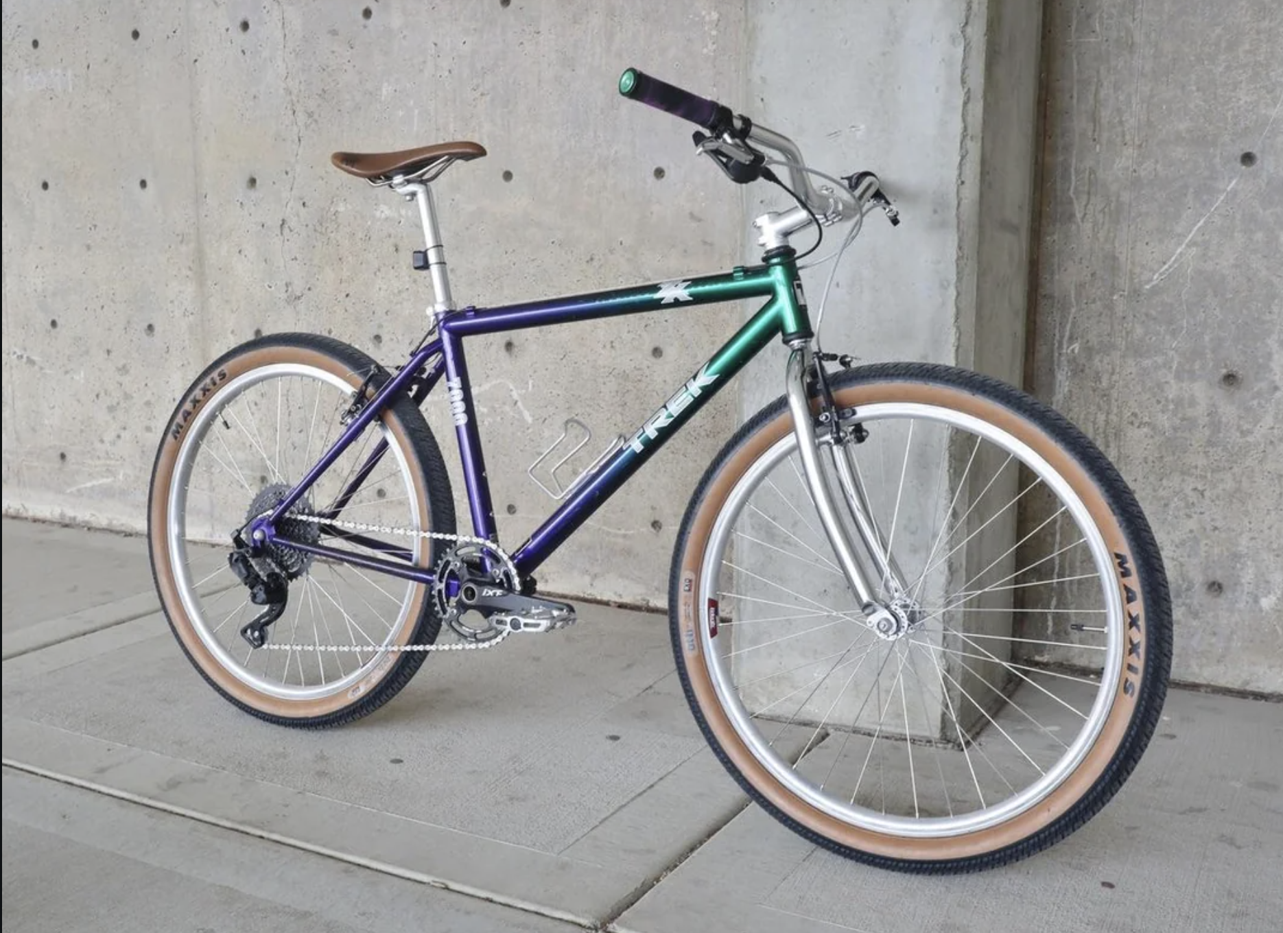 1995 Trek 7000 ZX Green and Purple