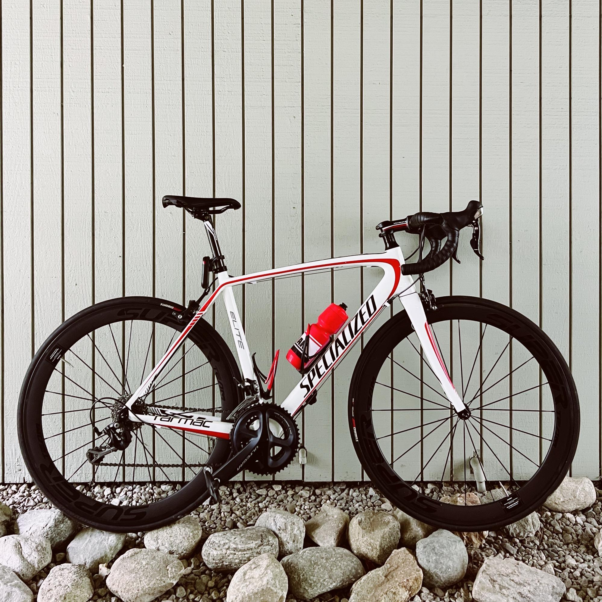 2013 Specialized Tarmac Elite Mid-Compact White and Red