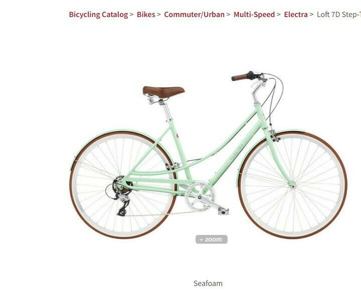Electra Loft 7D Ladies' S Seafoam Green
