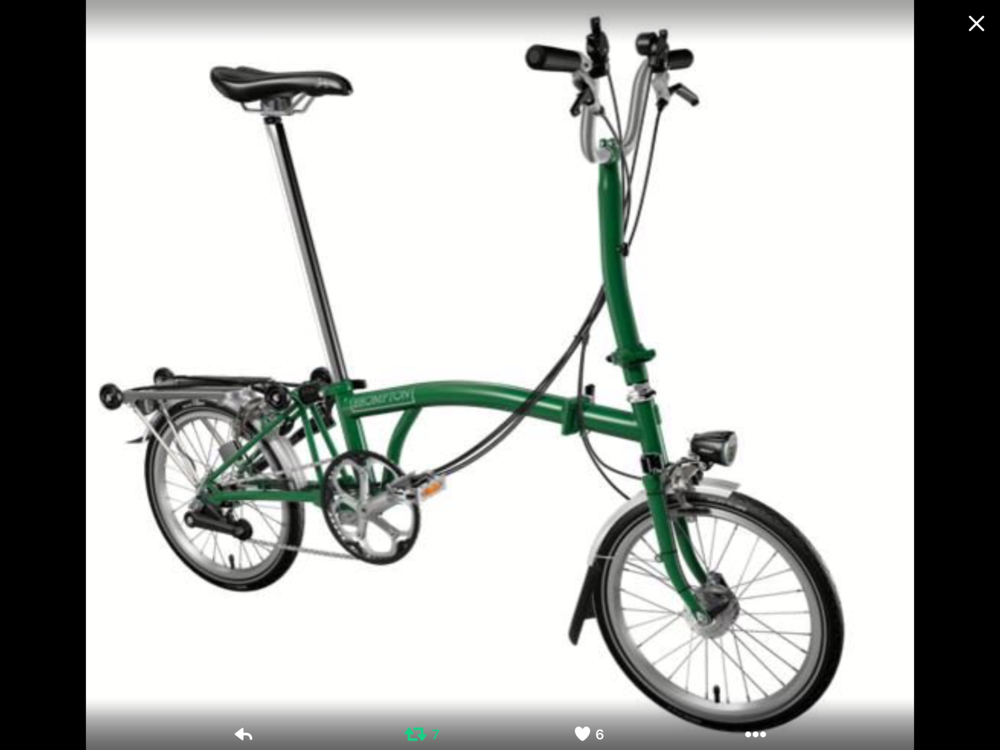 Brompton Bicycle Green