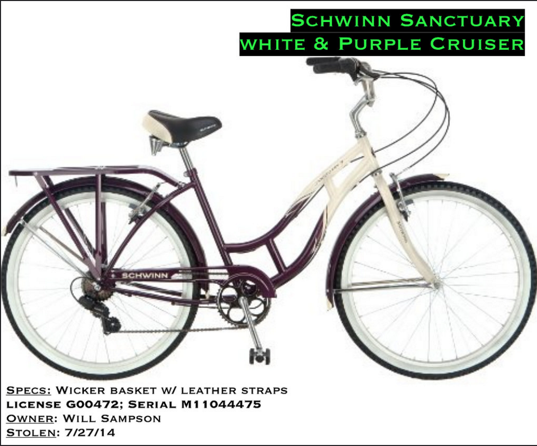 Schwinn Sanctuary Purple and White