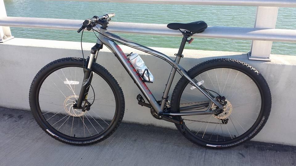 Specialized Rockhopper A1 Comp FS Silver, gray or bare metal