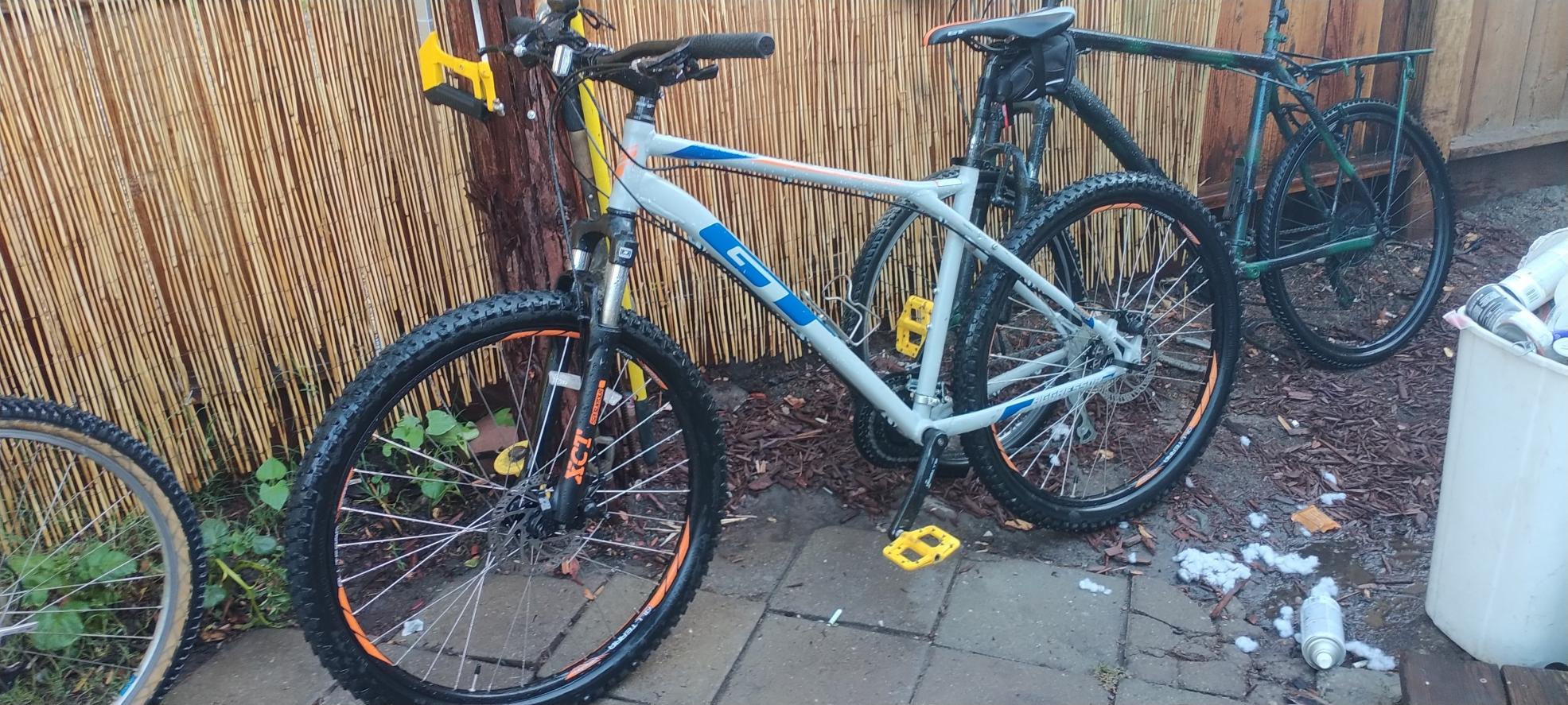 GT Bicycles Aggressor pro Silver, gray or bare metal